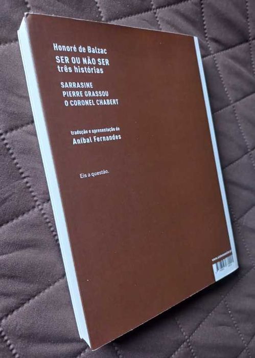 Honoré de Balzac - Ser ou Não Ser (3 Histórias)