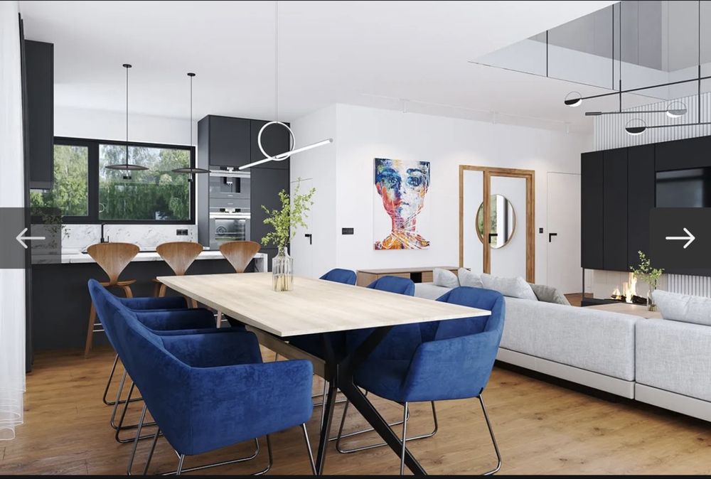 Nowoczesny dom w Kaliszkach k. Czosnowa | 135 m² + garaż 33 m² | 4 sypialnie | wysoki standard