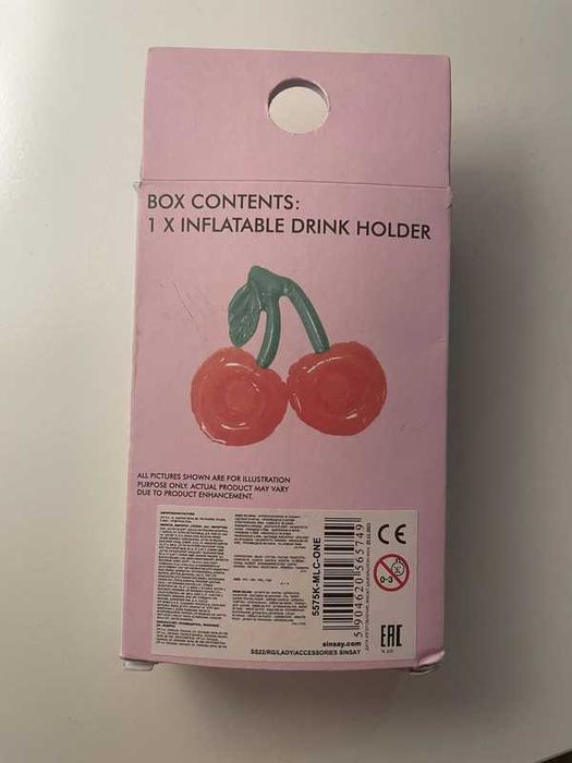 nadmuchiwany uchwyt do napoi do basenu