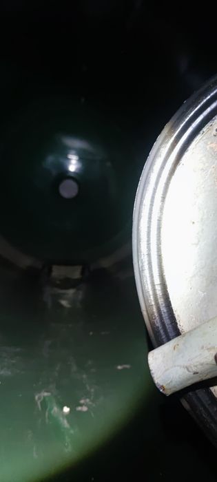 Емкость эмалированная зелёная эмаль 25 м.куб.