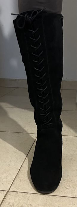 Botas pretas pele seaside