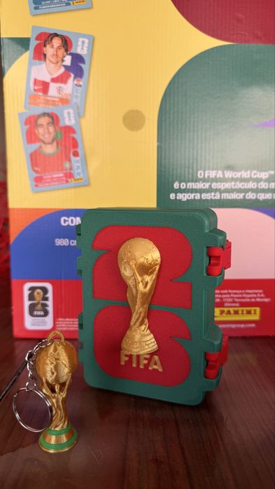 Caixa Premium para Cromos da Copa | Até 500 Figurinhas | Várias Cores