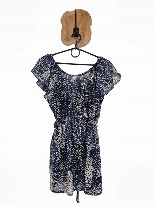 Bluzka E-vie 40 L 12 zwiewna szyfonowa