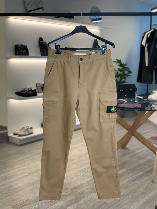 Штани STONE ISLAND 22FW Cargo Pants Khaki SI0277-KH