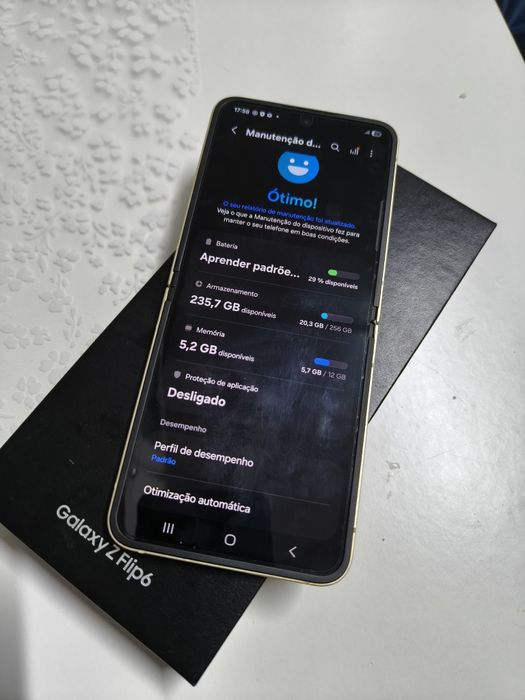 Samsung z flip 6 256gb troco