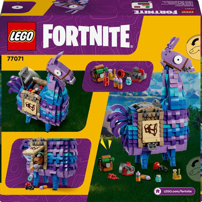 lego, fortnite, lama, zaopatrzeniowa, 77071, 12+, klocki, budowanie