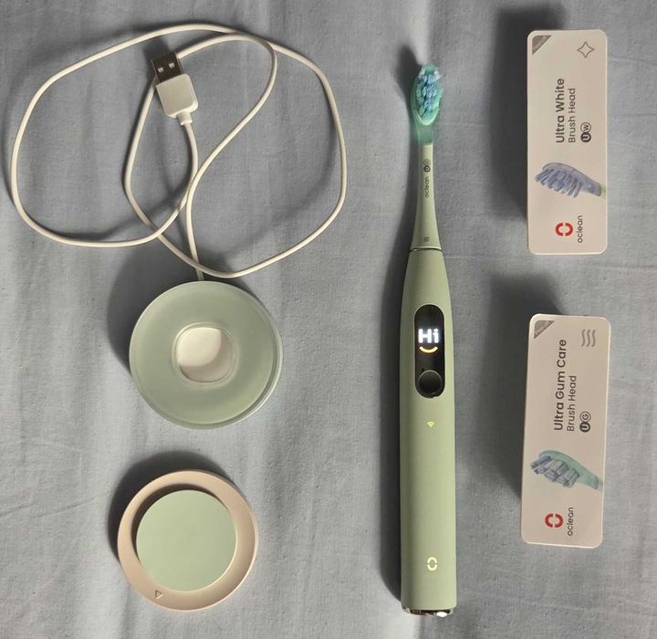 Zestaw Smart: Flagowa Szczoteczka Oclean X Ultra (Gwar.) + Xiaomi Band 8 Active