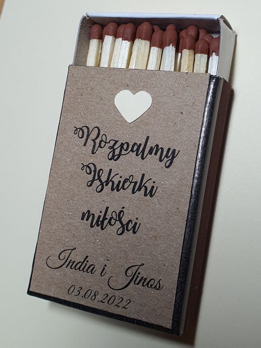 10x Eco zapałki do iskierek miłości zimnych ogni