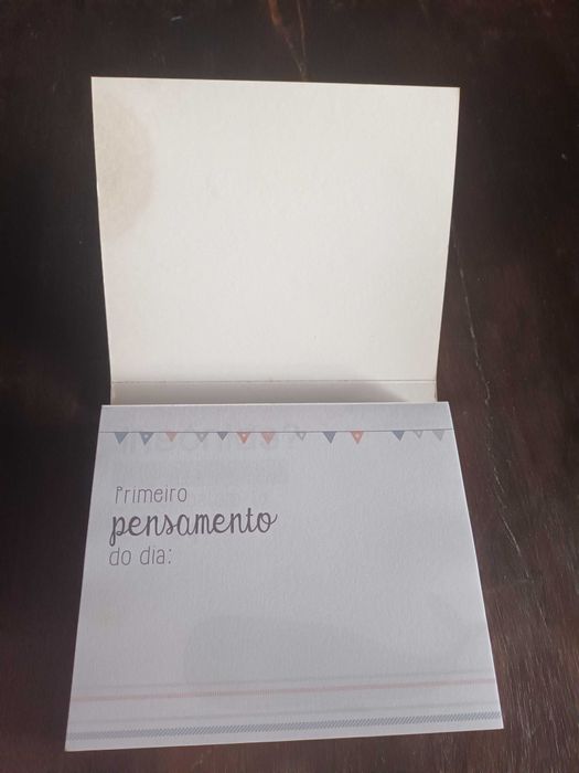 Caderno para pensamentos