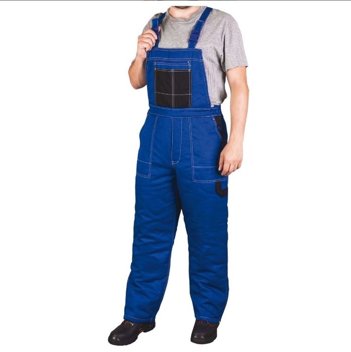 Утеплений зимовий робочий напівкомбінезон