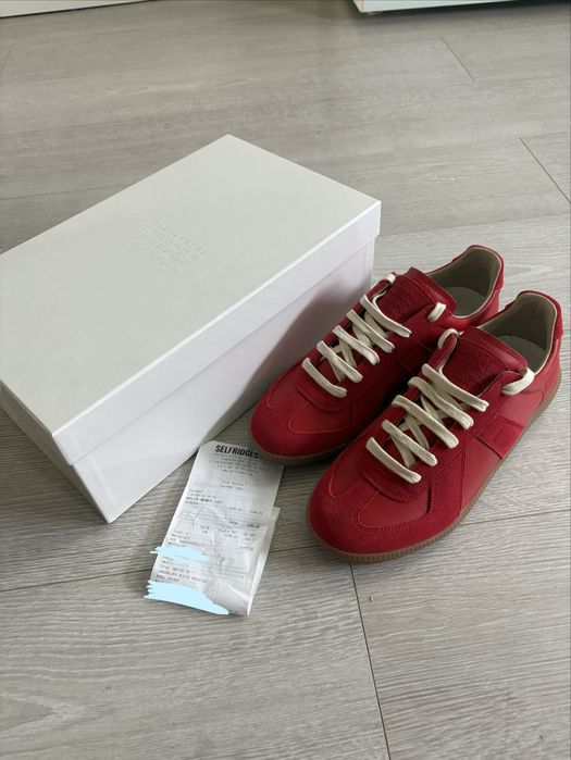 maison margiela GAT czerwone