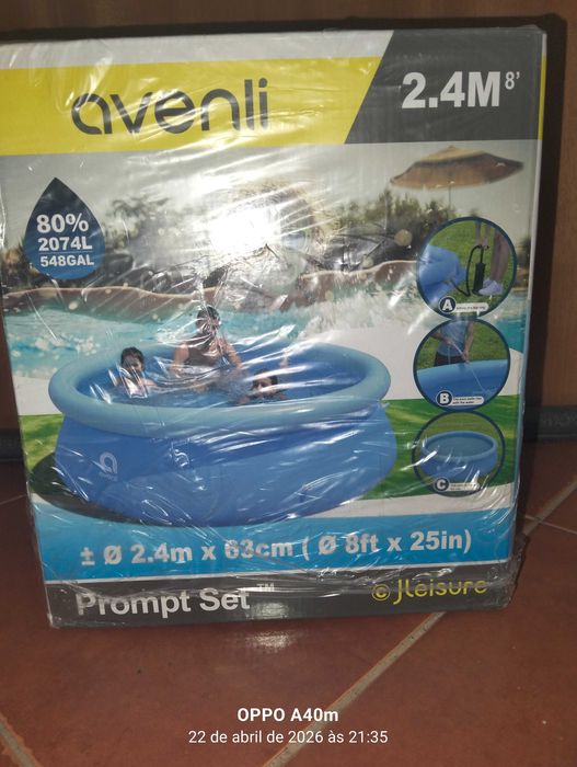 Piscina redonda avenli