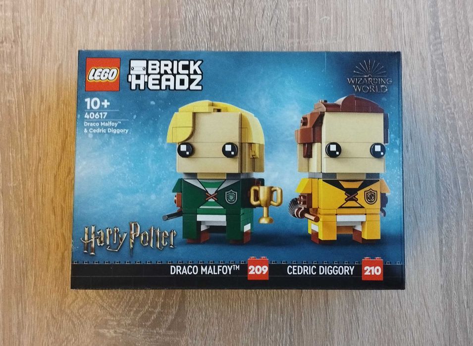 LEGO 40617 Harry Potter BrickHeadz - Draco Malfoy i Cedric Diggory