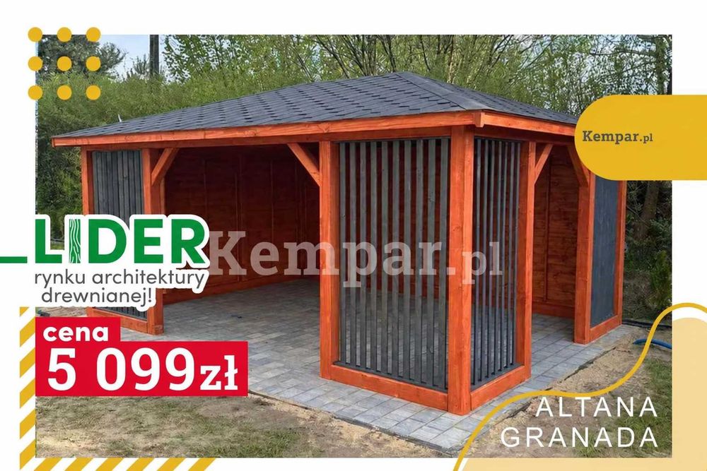 Altana Altanki Altanka ogrodowa drewniana GRANADA
