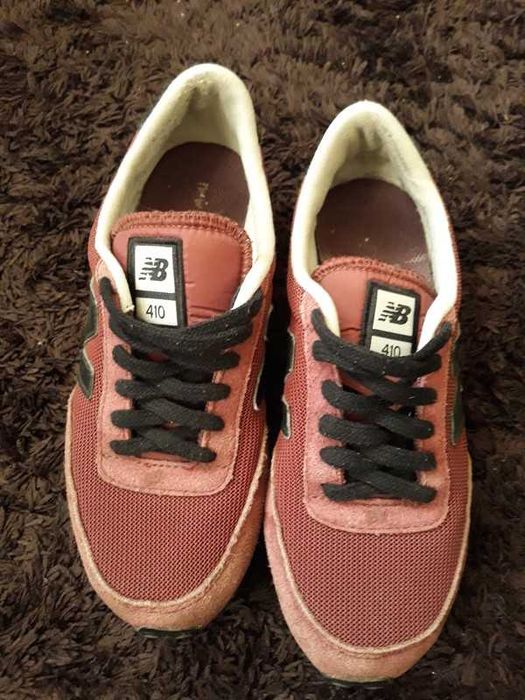 Sneakersy New Balance bordowe
