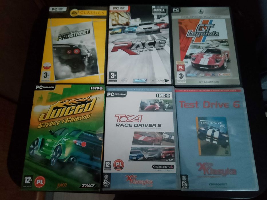 PAKIET GRY WYŚCIGOWE + SPORT PC | NFS Pro Street, Juiced, Road Rash ...