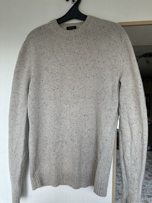 Вовняний светр massimo dutti pure wool design