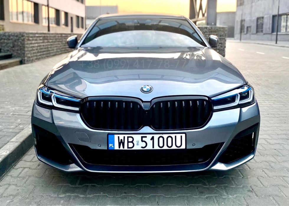 Рестайлинг BMW G30 528 520 530 Бампер Ноздри Обвес Фары Фонари Пороги