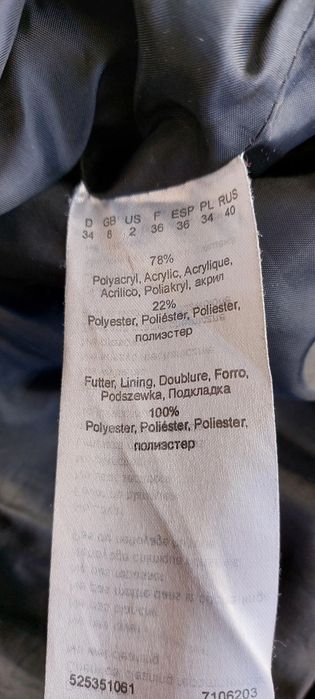 Krótkie czarne futerko