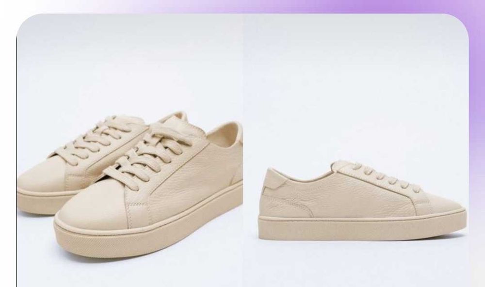 Кеди натуральна шкіра