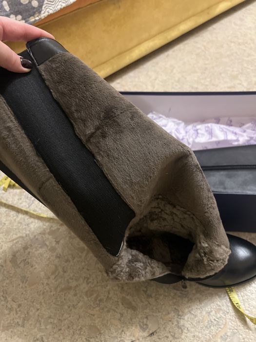 Чоботи ЄВРОЗИМА,НОВІ, шкіра ‼️ЛЮКС ЯКІСТЬ Respect  ‼️37 р.РОЗПРОДАЖ