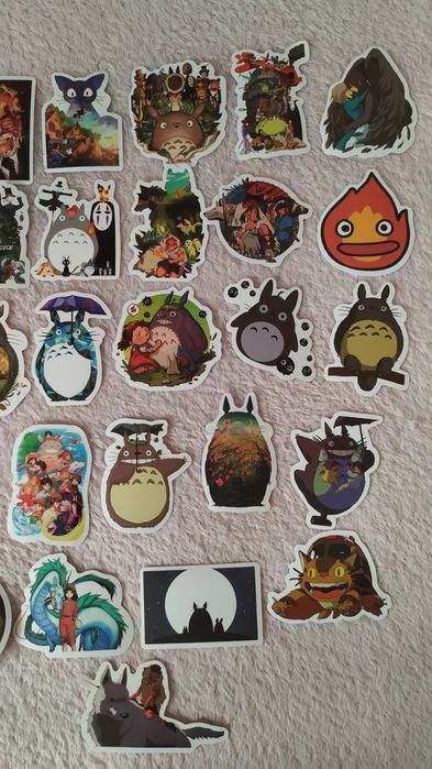 Наклейки , стикеры аниме Тоторо, Ходячий замок, Унесённые призраками