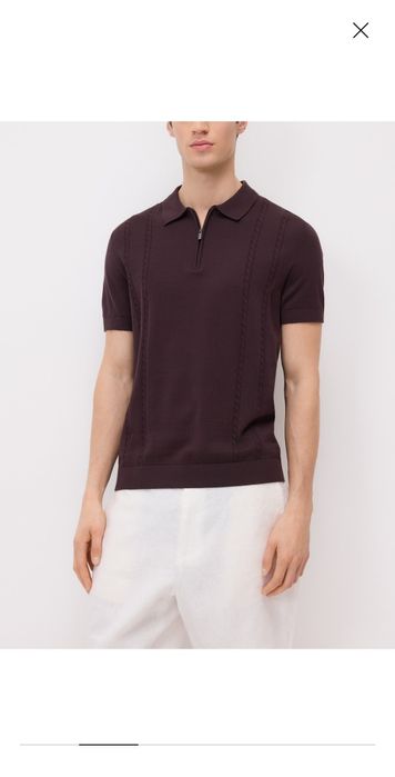 Sweter Polo L 100% bawełna