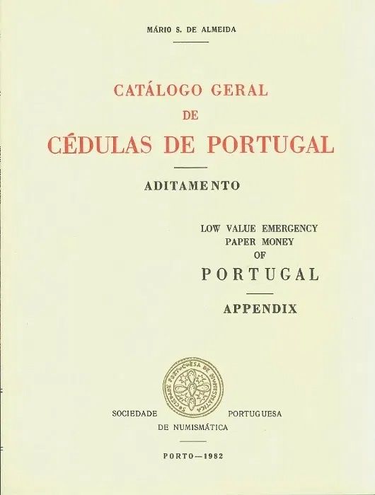 Catálogo Geral das Cédulas de Portugal, NOVO