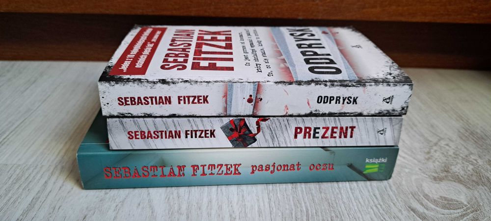 3x Sebastian Fitzek Pasjonat oczu + Odprysk + Prezent    BDB