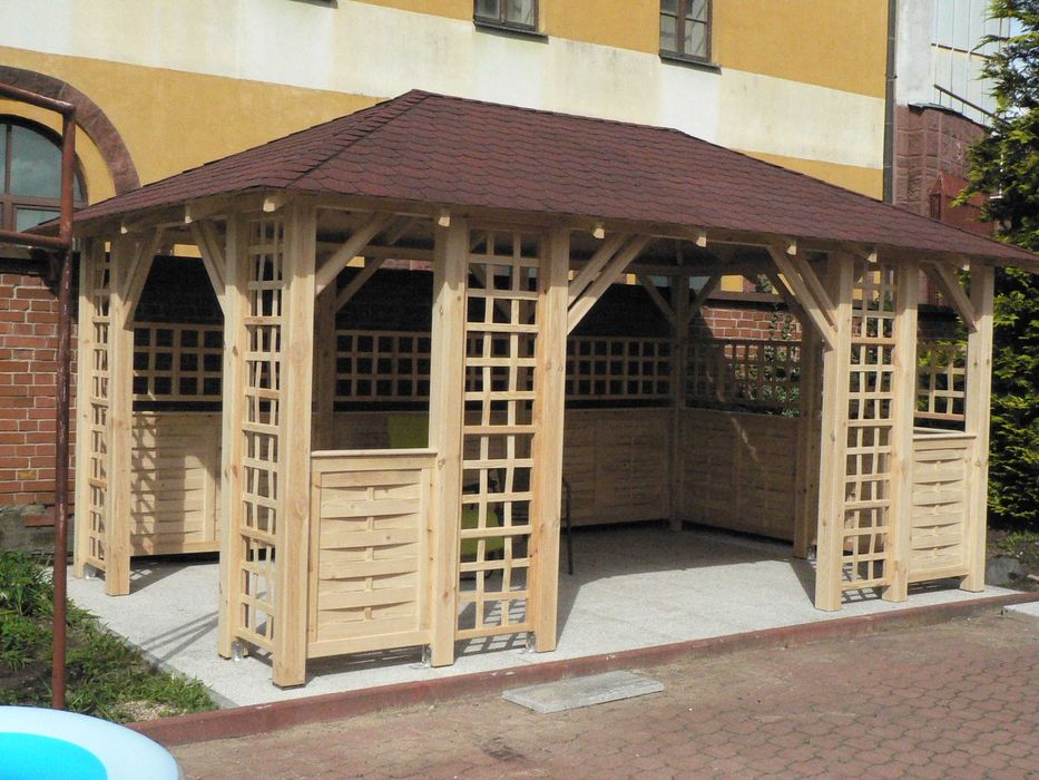 Altana ogrodowa drewniana. Łomża