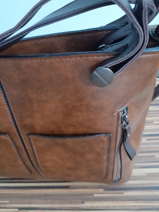 Torebka retro    brązowa