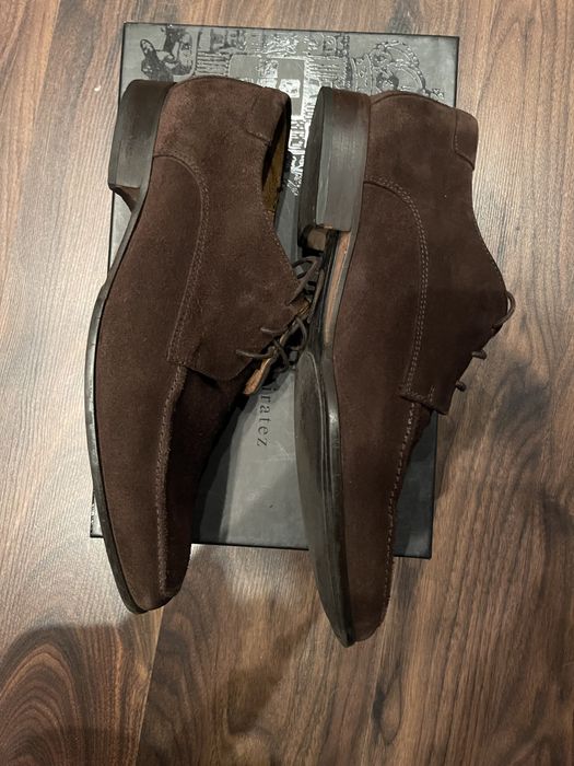 Туфли мужские,замшевые ,коричневые 43 р