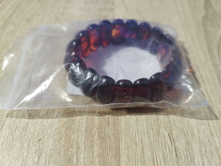 Bransoletka w kolorze bursztynu