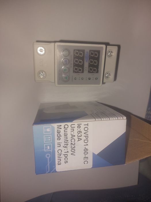 Реле напряжения TOMZN 63A (TOVPD1-60-EC)