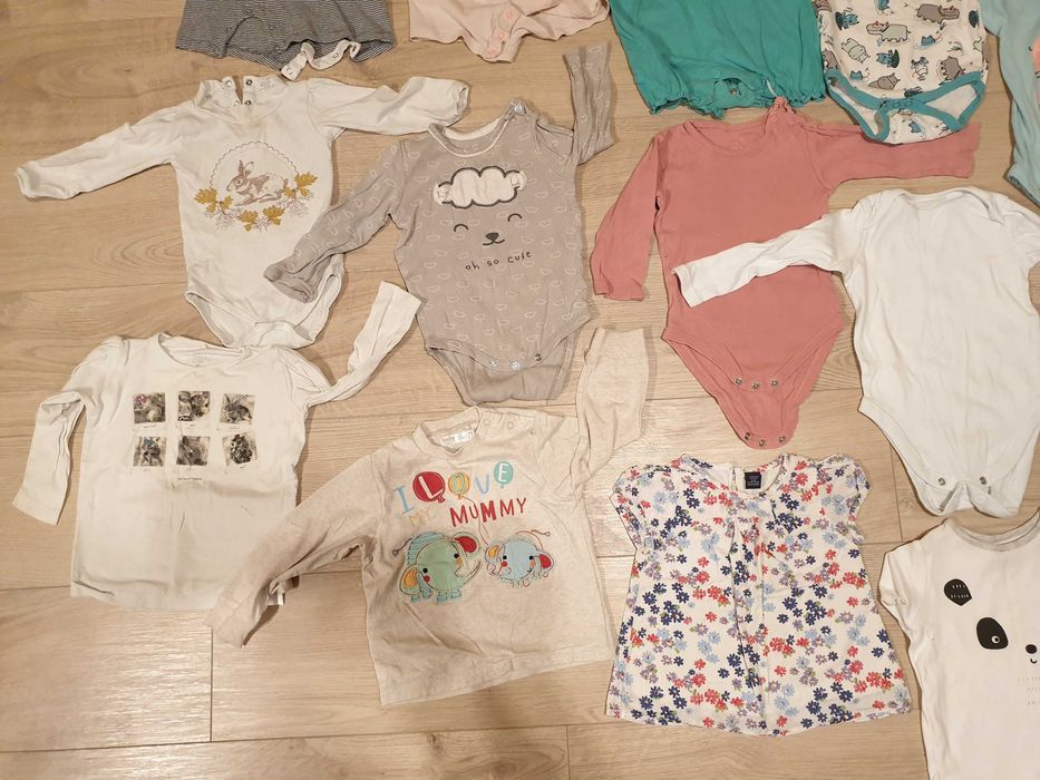 20szt. paka ubrań r. 80 dla dziewczynki, wiosna, Cool Club Baby Gap