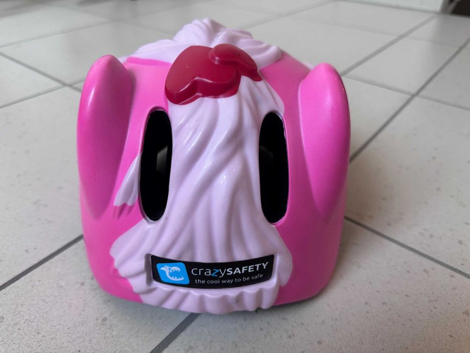 Kask rowerowy – Różowy Koń