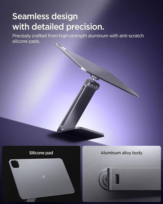 Магнітна бездротова зарядна підставка Spigen для IPad Mag Fit