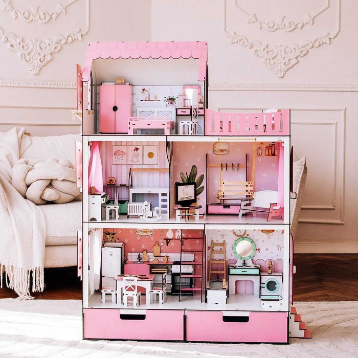 Ляльковий будинок Кукольный домик Дом куклы Барбі ЛОЛ LOL