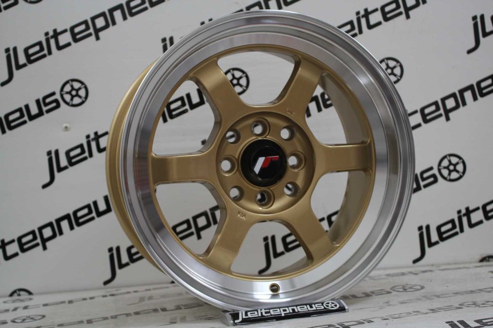 Jantes Novas Japan Racing JR12 15 4x100/114.3 7.5 ET26 - Fazemos Montagem/Envio