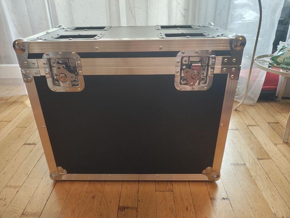 Flight Case skrzynia transportowa 62x34x51 cm na kółkach