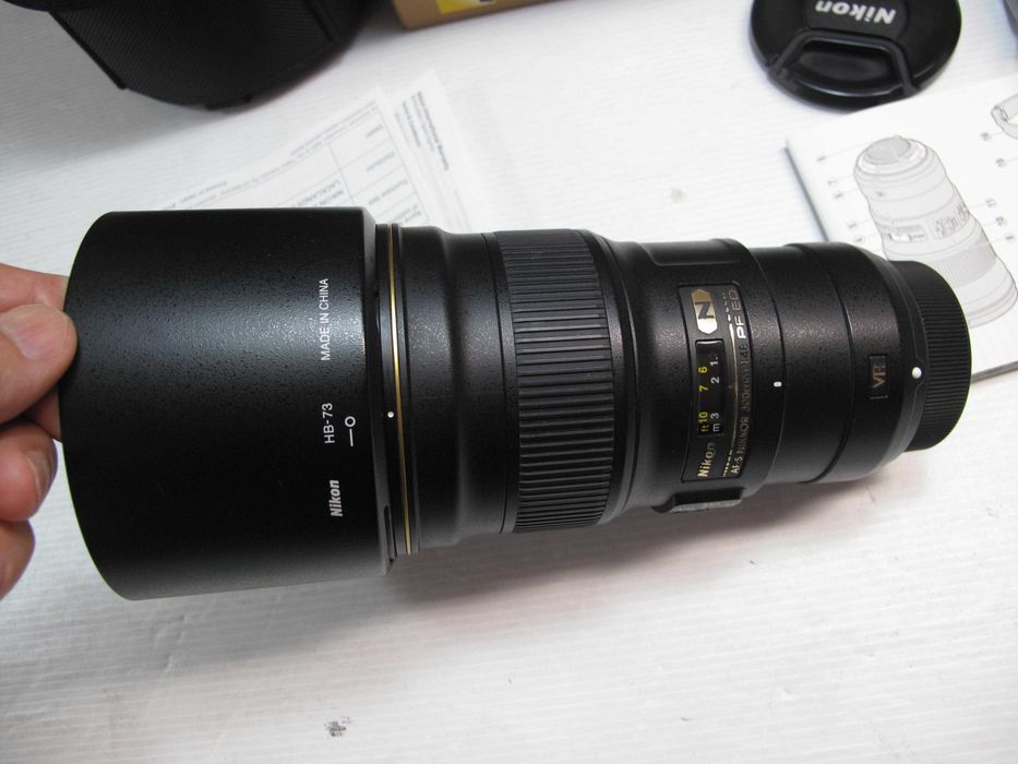 Nikon 300mm F4 VR +AF-S TC-14E III estado igual a nova na caixa