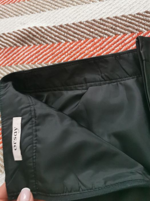 Spódniczka z ekoskóry + zamsz Orsay r. 34 XS