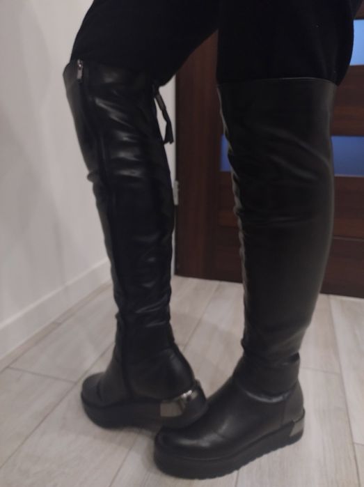 Kozaki damskie zimowe