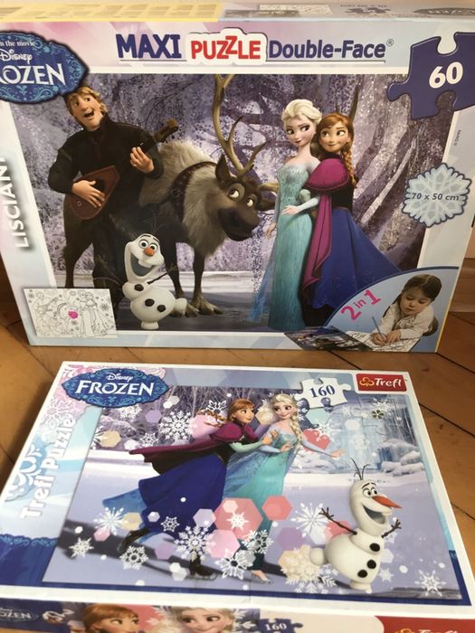 Puzzle Kraina Lodu Zestaw