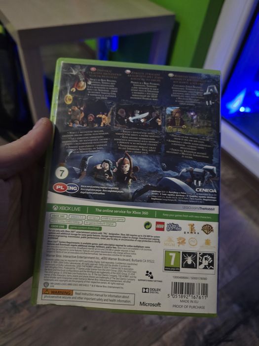 Lego Hobbit po polsku xbox 360 Gandalf pl x360 władca pierścieni