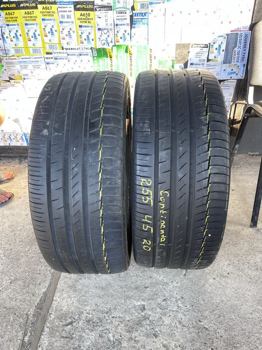 ‼️ 255.45r20 Continental Premium Contact6 літні шини колеса 2шт  2021