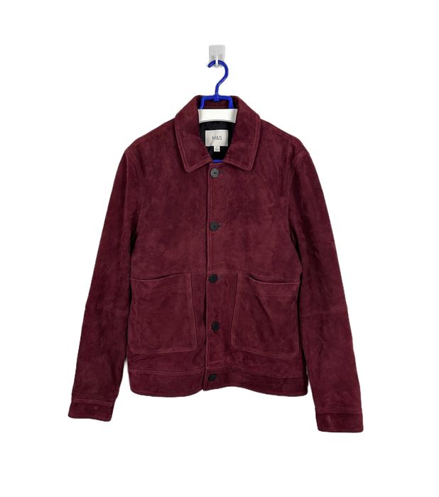 Kurtka skórzana MARK & SPENCER zamszowa Goat Suede nowy model r. M