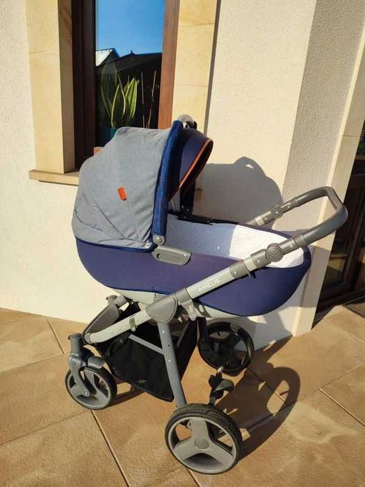 Wózek dziecięcy 2w1 (gondola + spacerówka) amelis pro