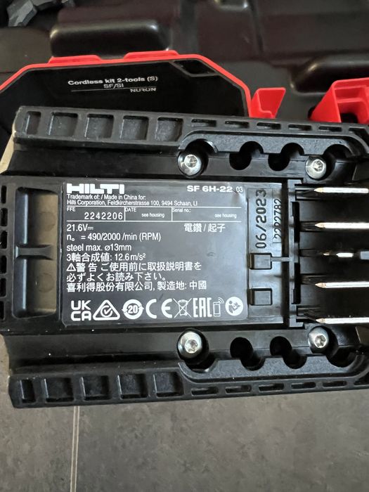 Безщітковий Акум.Ударний шуруповерт Hilti nuron SF 6H-22