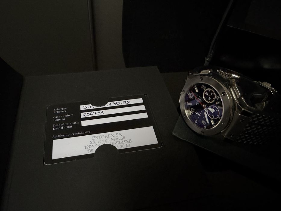 Часы hublot big bang 44 mm Steel chronograph